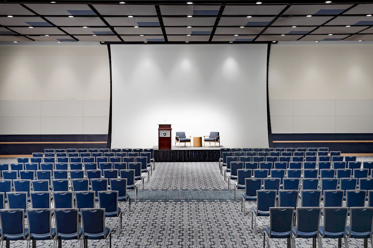 Penn Stater Hotel State College PA Dean's Theater configured for a formal event